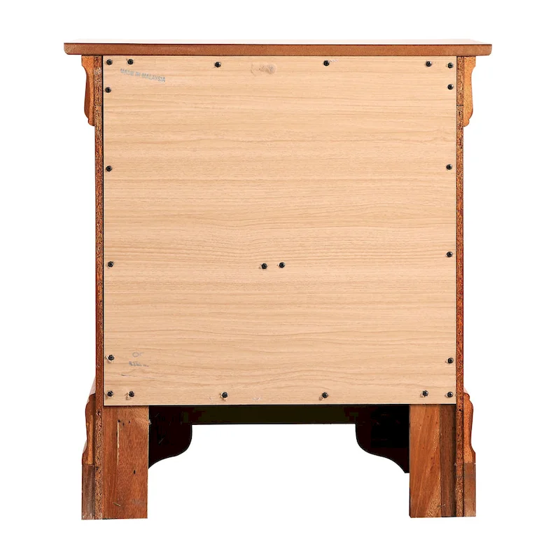 Louis Phillipe 2-drawer Wooden Nightstand