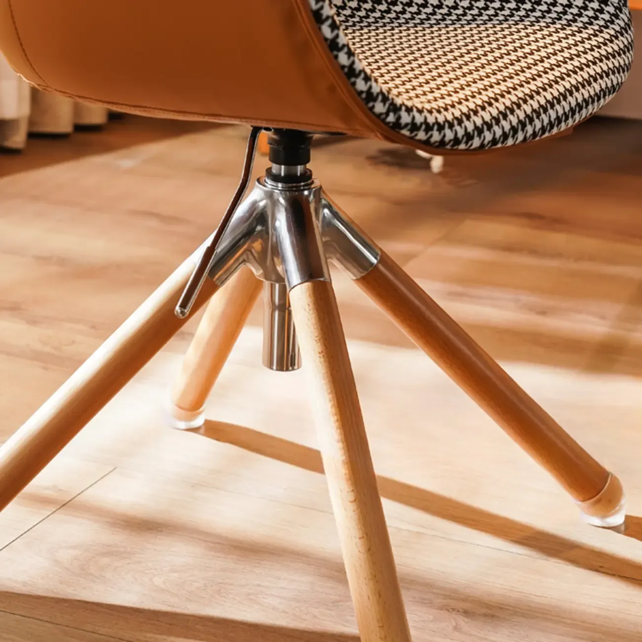 Modern Mid-Back Adjustable Swivel Armrest Office Chair