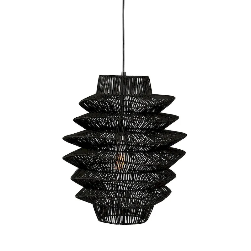 Barlow 1-Light Rattan Woven Pendant By Kosas Home