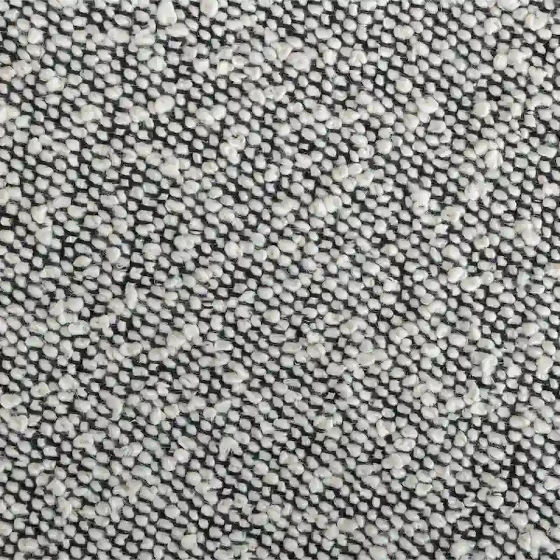 Roundhill Durban 5-Piece Round Dining Set, Trestle Dining Table with 4 Boucle Chairs