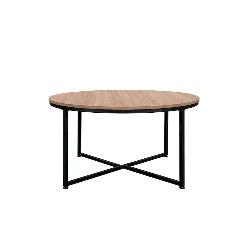 Modern Round Metal Coffee Table