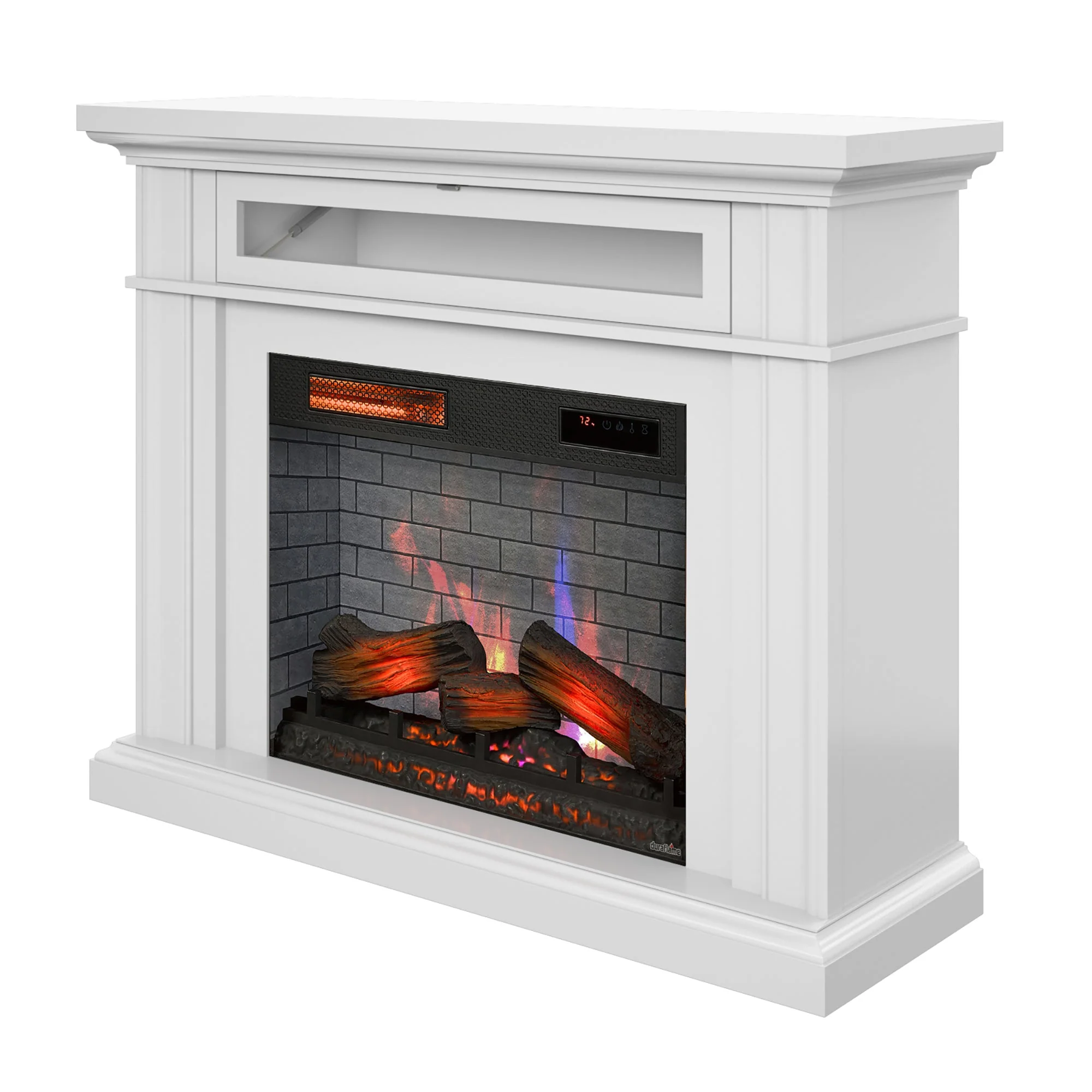 duraflame? 3D Flame Effect Electric Fireplace Wall Mantel