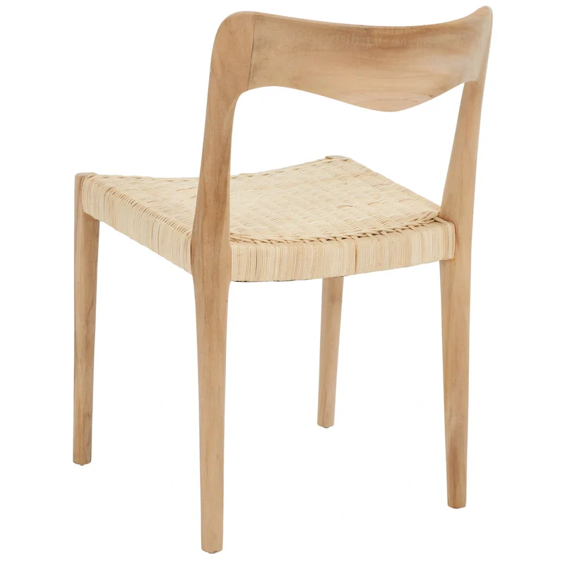 SAFAVIEH Betsey Wicker 31 Dining Chair - 21 W x 18 D x 31 H - 20Wx18Dx31H