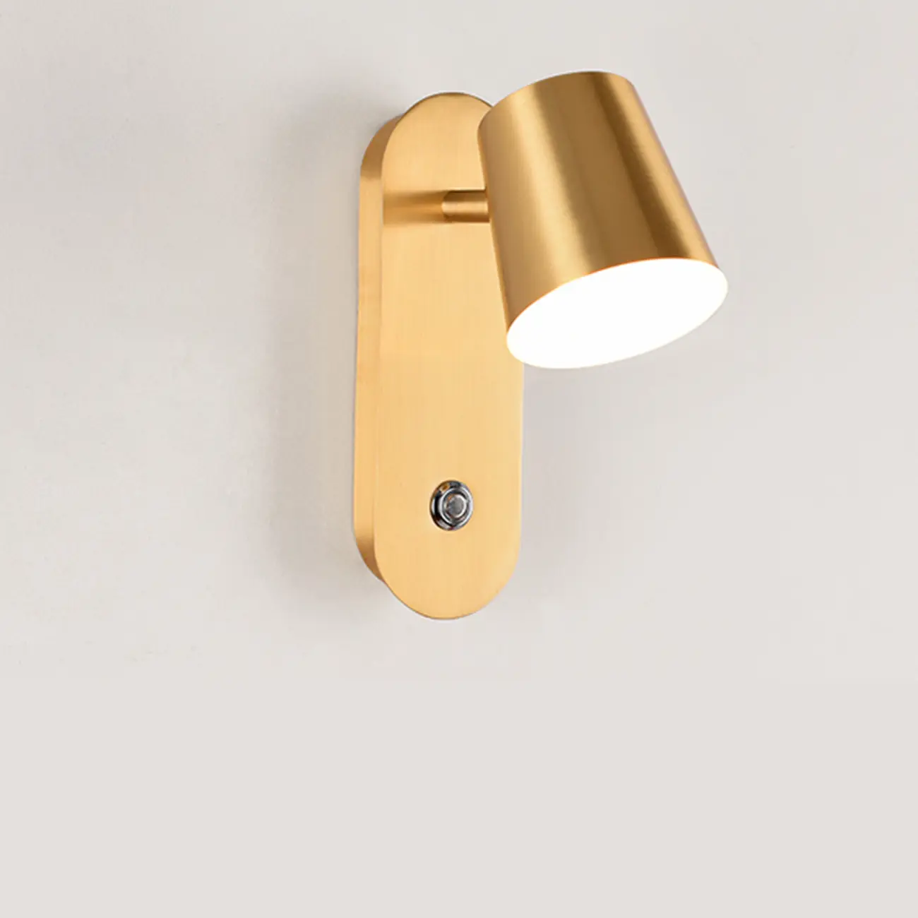 Bathroom Modern Vanity Light with Metal Lampshade