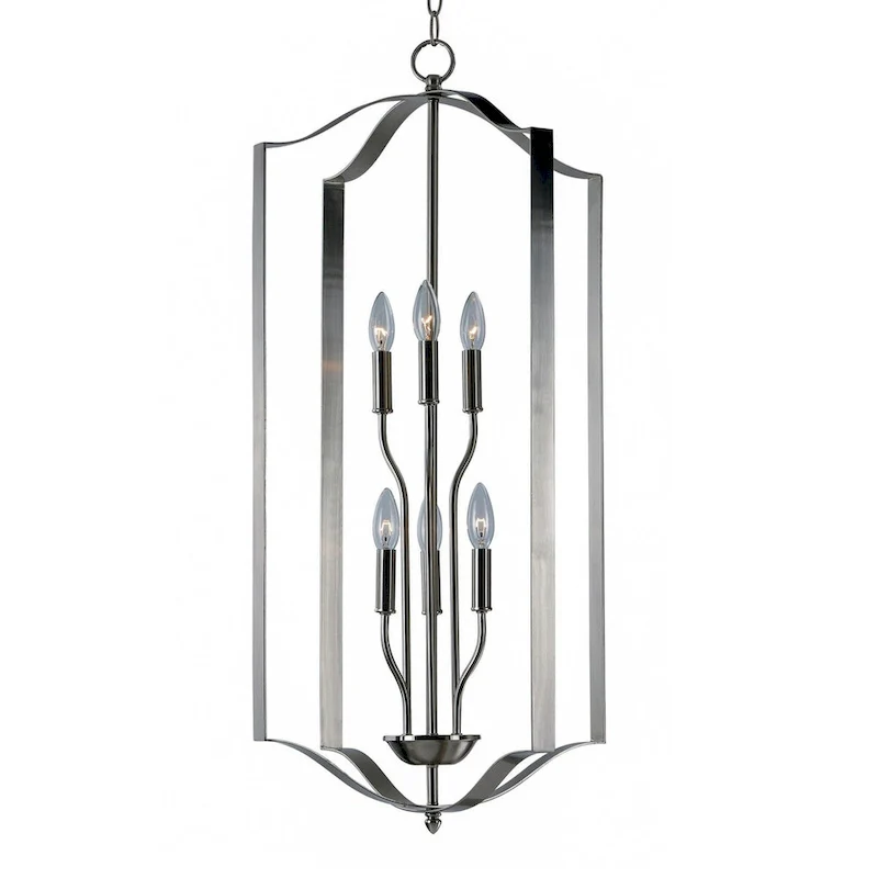 Maxim Provident 6 Light 18  Wide Taper Candle Pendant