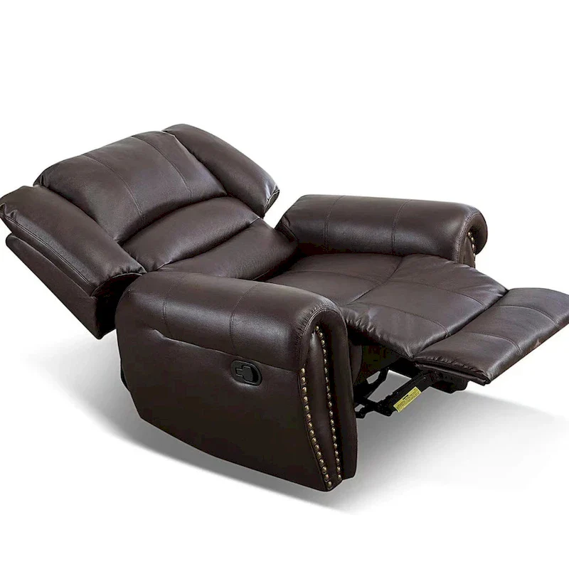Overstuffed Manual Standard Recliner Chair Sofa