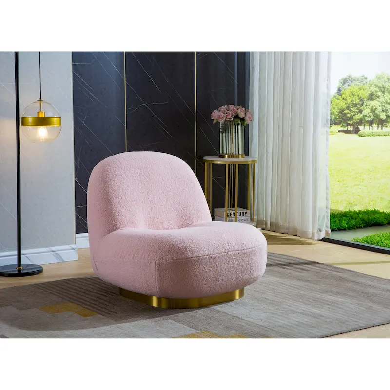 Modern Velvet Swivel Accent Chair