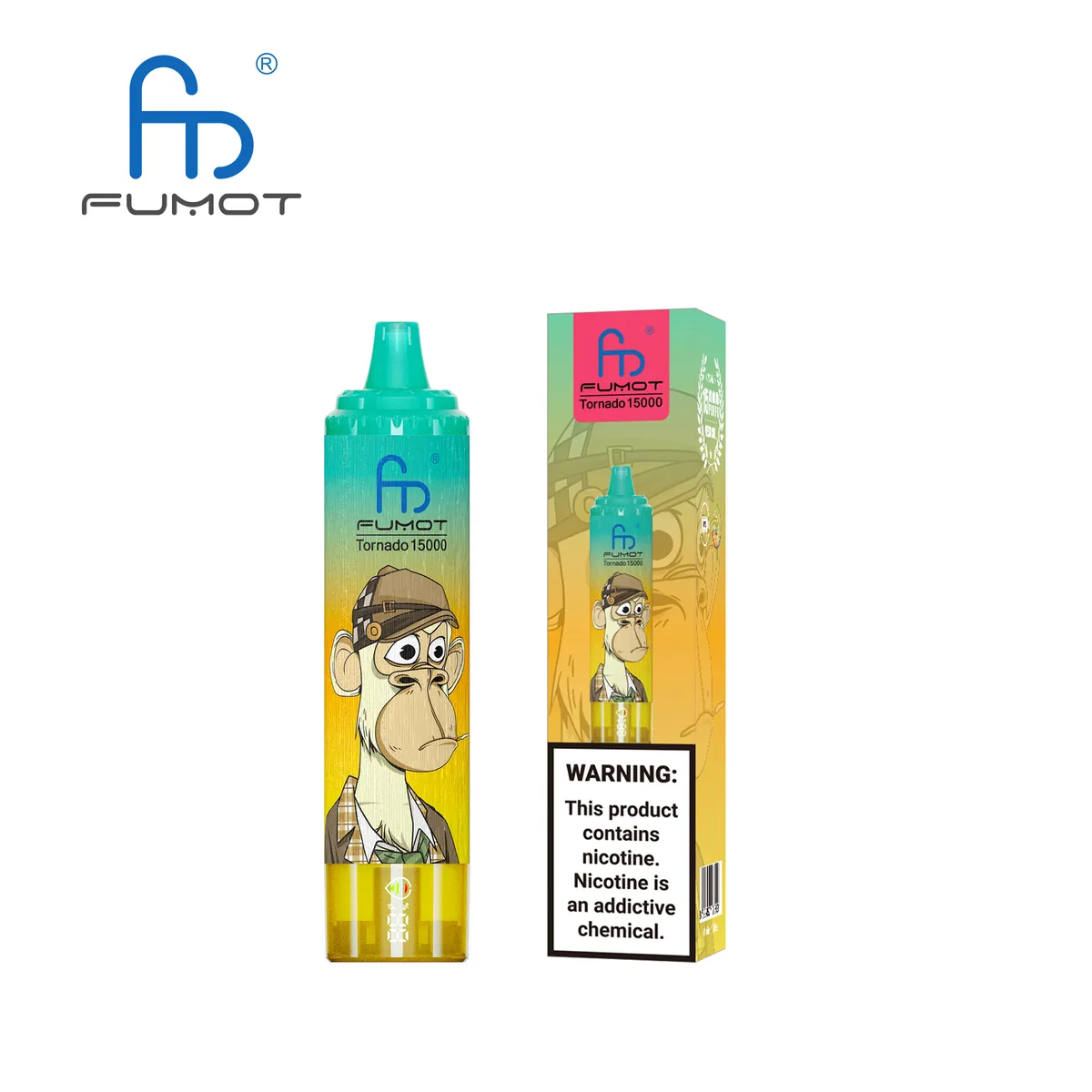 Fumot Tornado 15000 Ice Tea Lemon Ice – Einweg-Vape mit Einzelverpackung