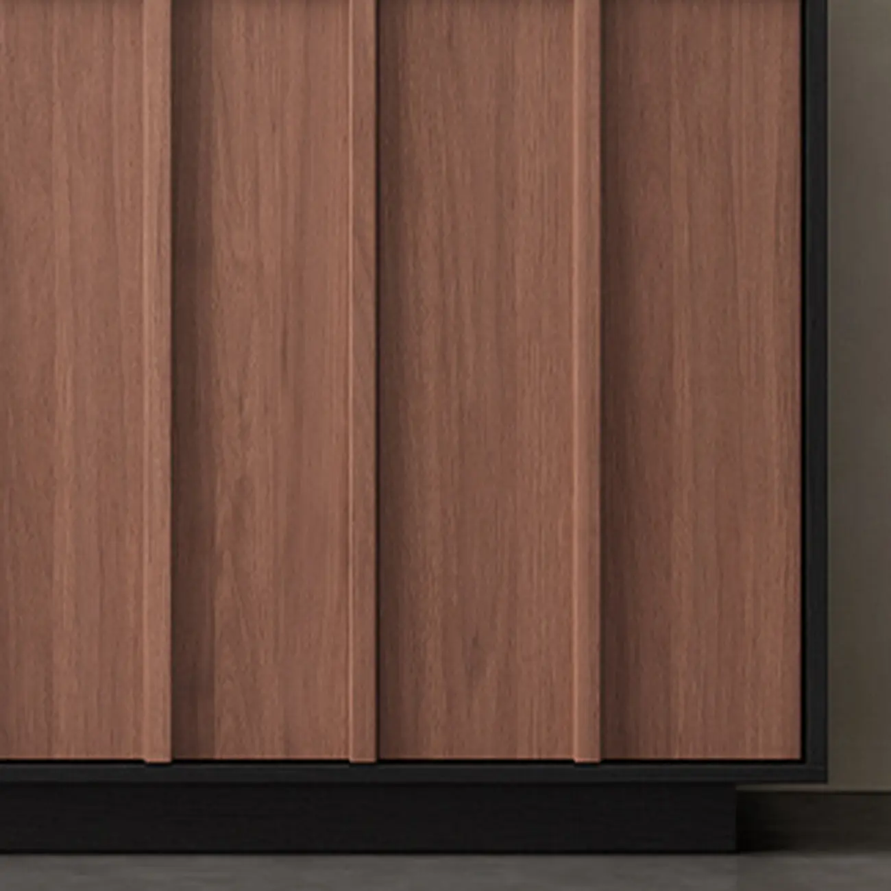 Modern Wood Buffet with Alterable Shelves