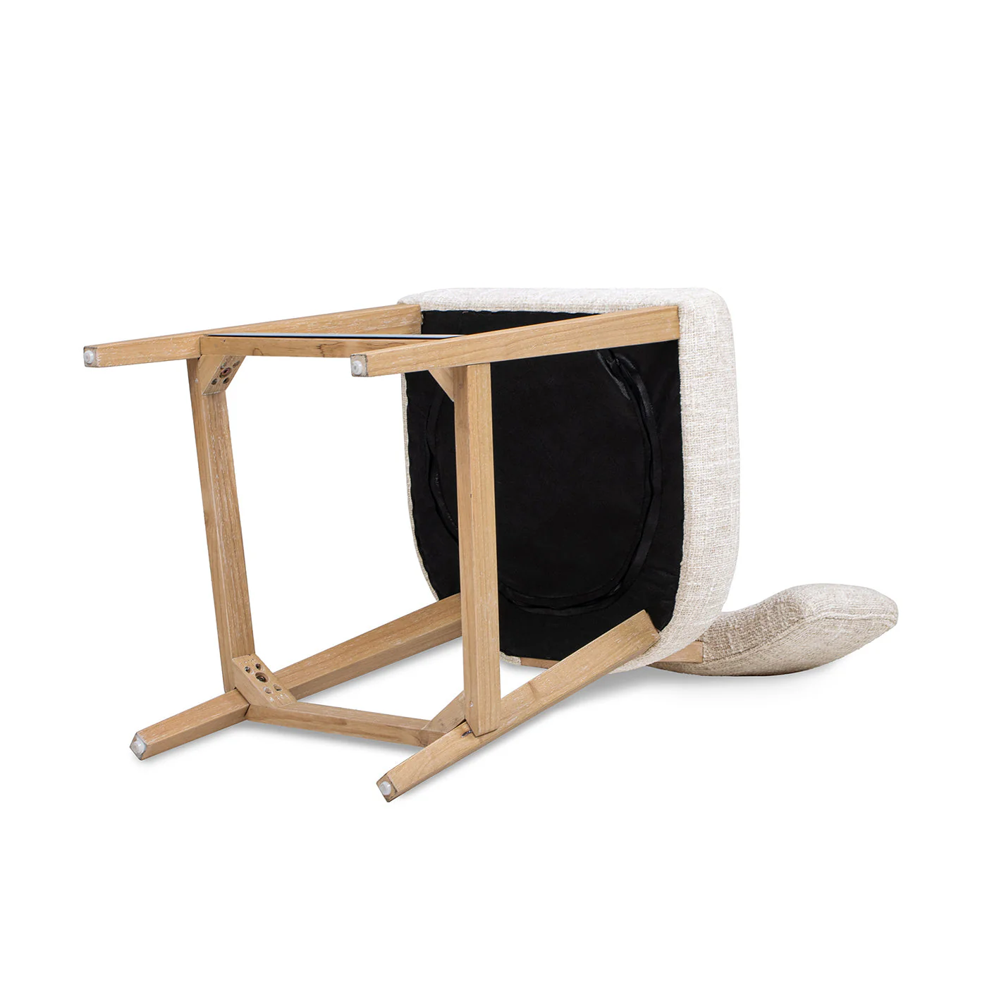 Penny Round Arched Chenille Counter Stool, Set of 2