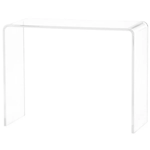 Peek Acrylic Console Table waterfall