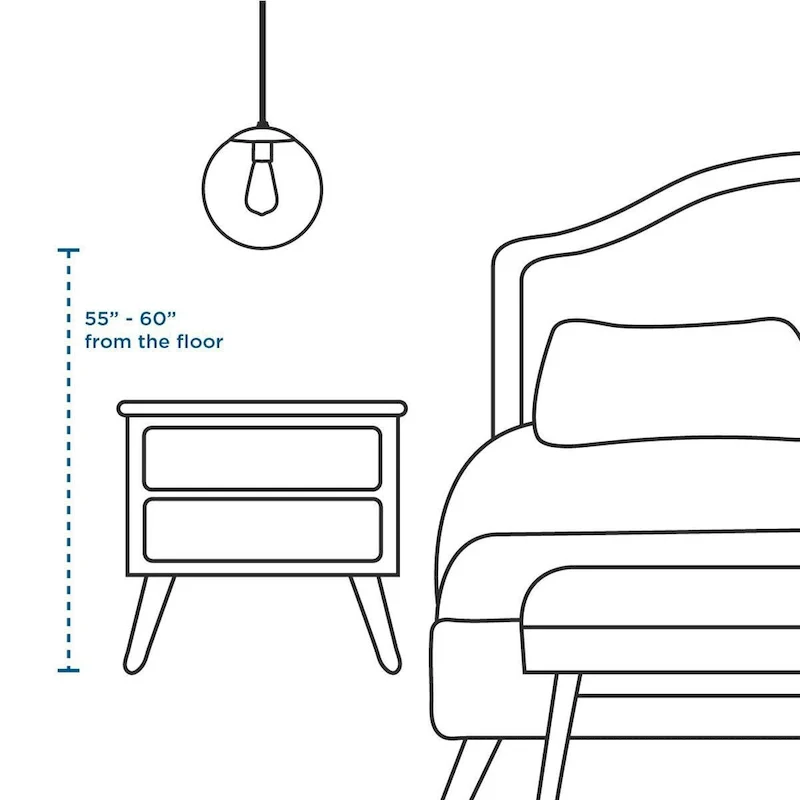 Atwell Collection Brushed Bronze and Opal Glass Globe Large Hanging Pendant Light - 12 in x 12 in x 12.5 in