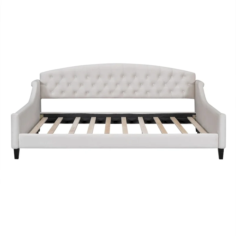Modern Luxury Tufted Button Daybed, Full