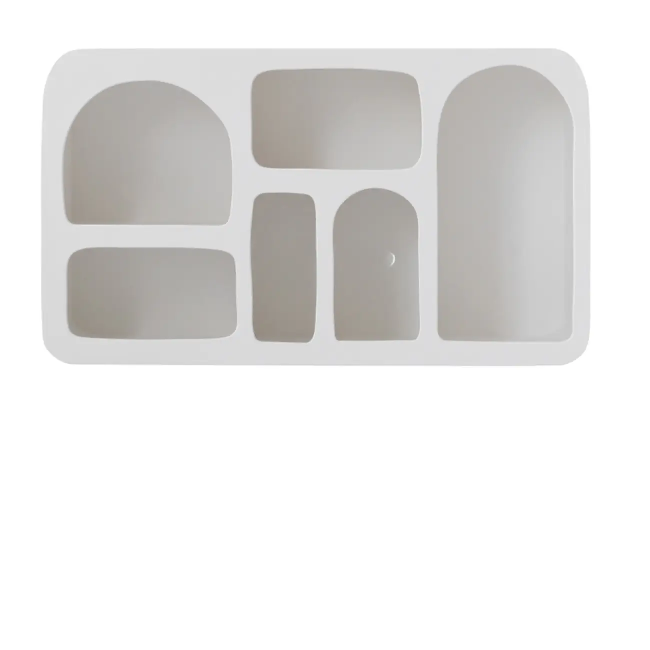 White Wooden Dining Hutch Display Cabinet with Shelves