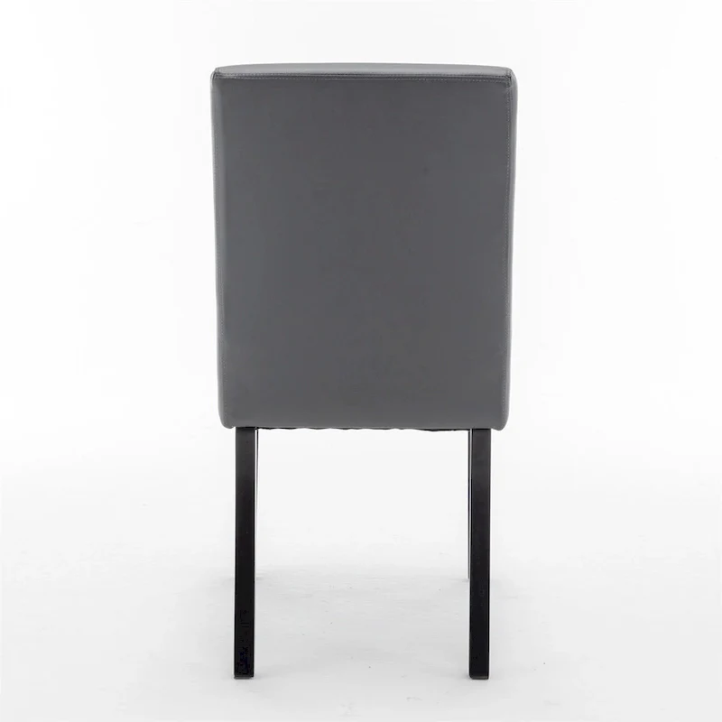 Modern Dining Chairs with Solid Wood Legs (Set of 2)