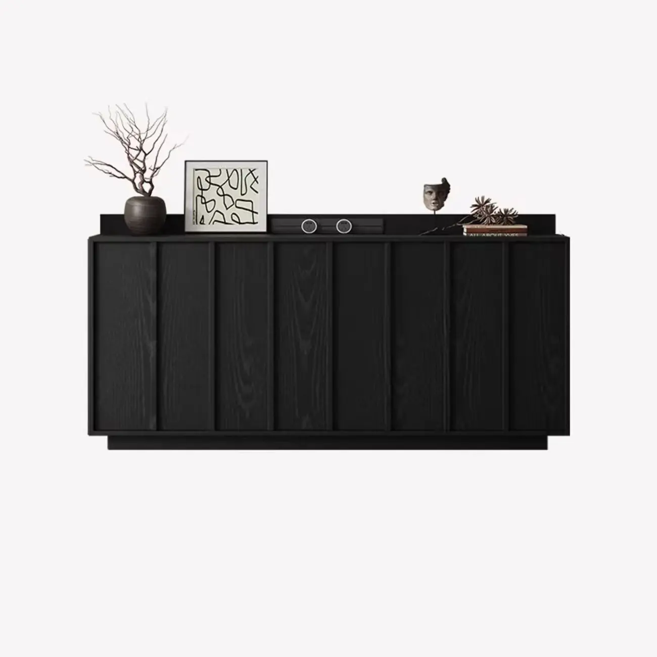 Modern Wood Buffet with Alterable Shelf and Drawers