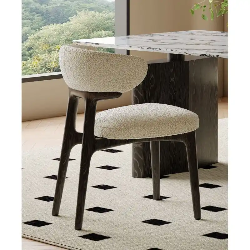 Clotilde Teddy Fabric Chair