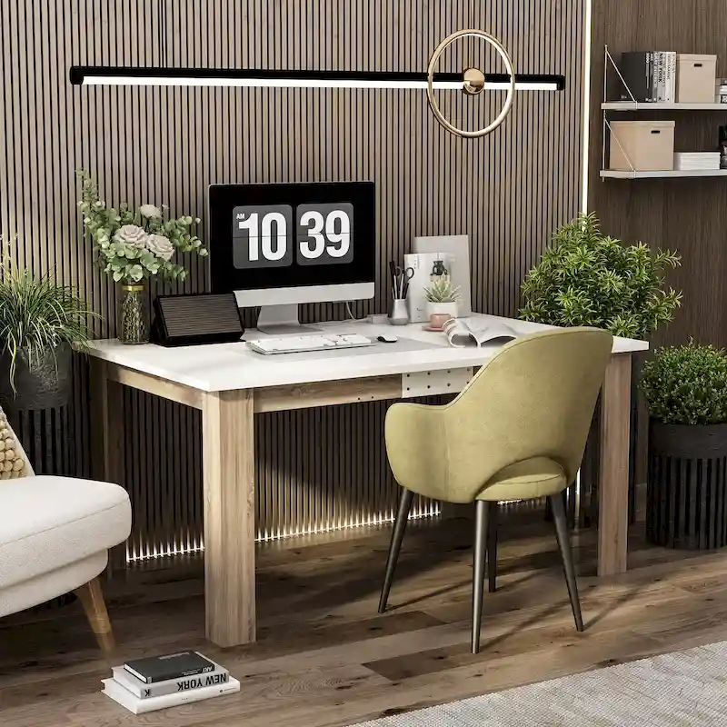 Modern Dining Table 4-6 People Kitchen Dining Room Table Extendable