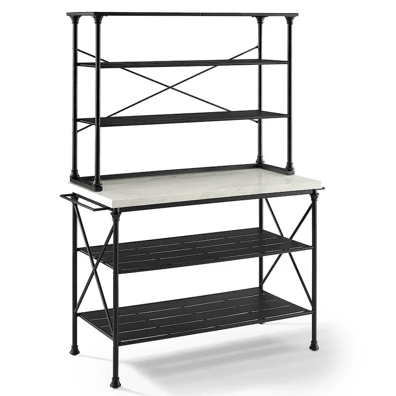 Crosley Madeleine Kitchen Island and Hutch