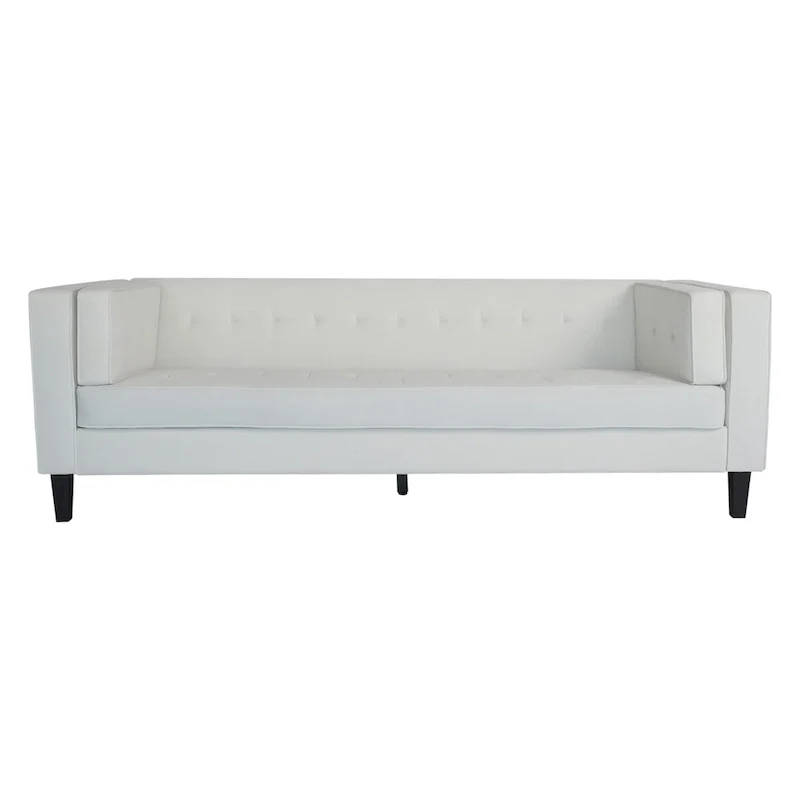 Viola Velvet Cushion 3-Seater Sofa Couch by Christopher Knight Home