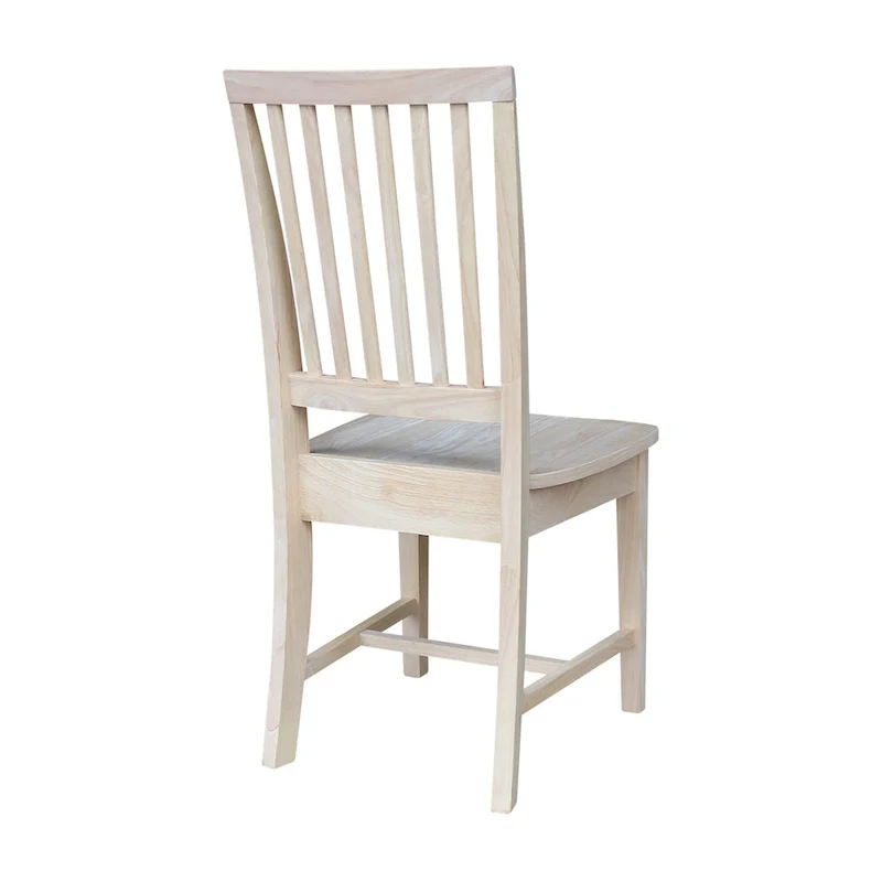 Solid Wood Mission Dining Side Chairs, Set of 2