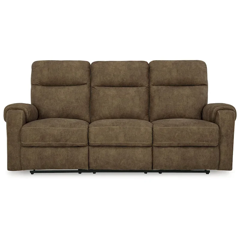 Brown Reclining Sofa - 86 W x 40 D x 40 H