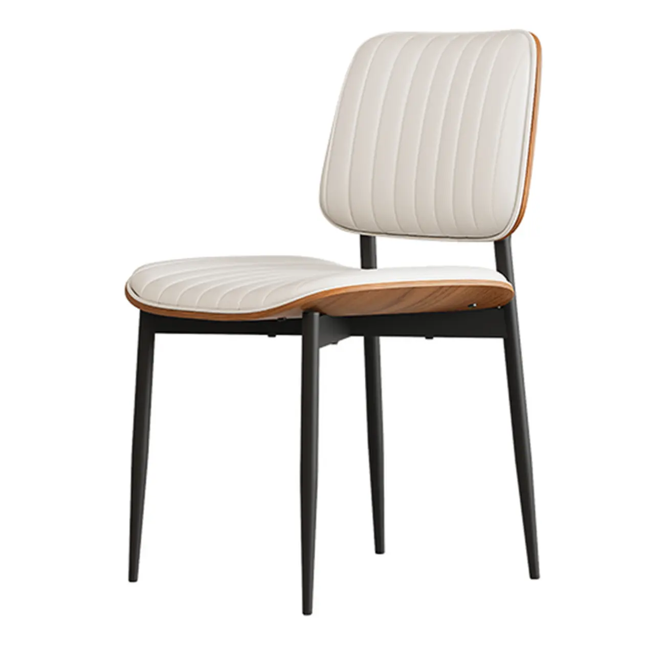 Modern Faux Leather Upholstered Side Chair