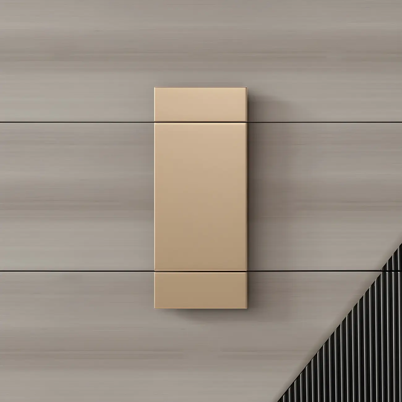 Sleek Black-Gray Wood and Metal Soft-Close Drawers Dresser