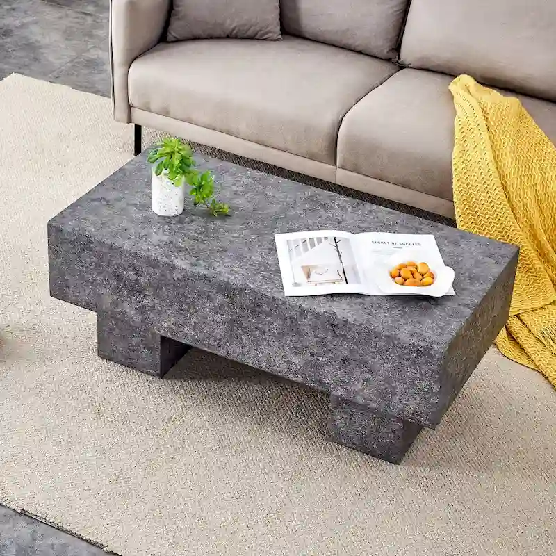 Modern Simple Texture Sticker MDF Coffee Table