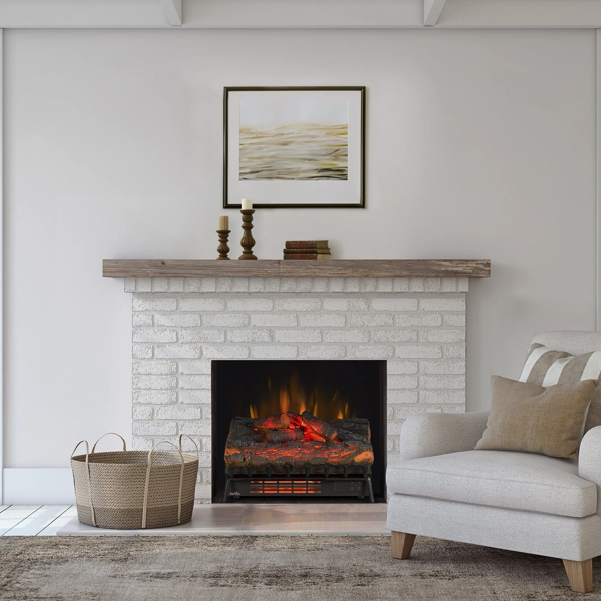 duraflame? Electric Infrared Log Set Heater with Remote