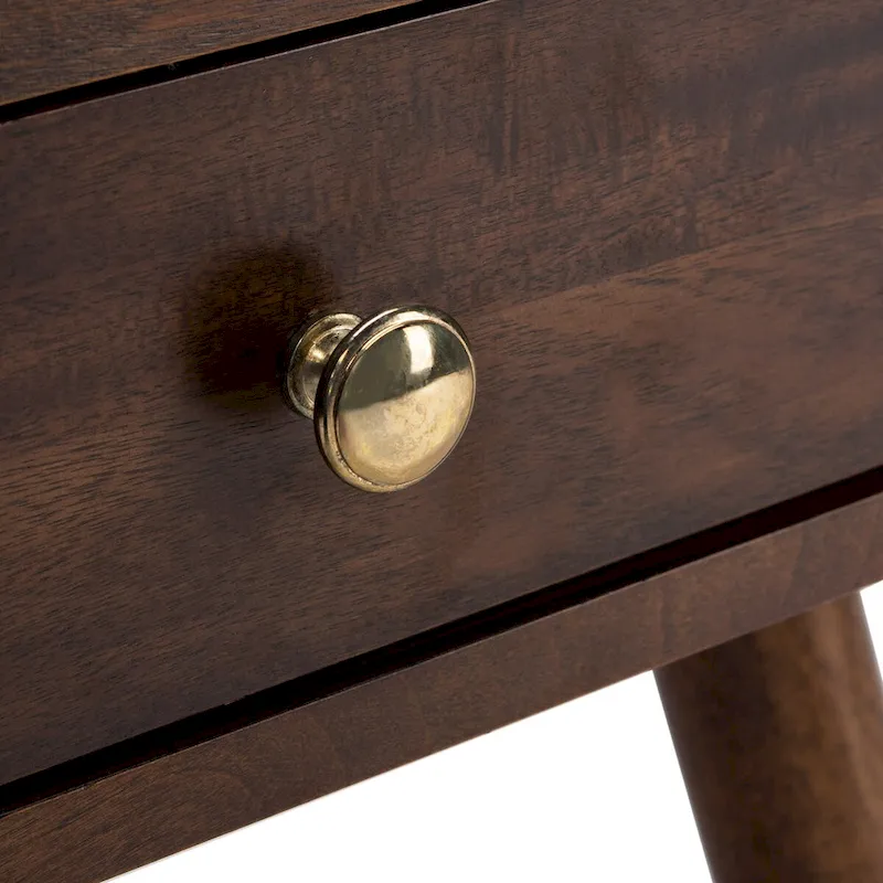 SAFAVIEH Sunny Mid-Century Gold Cap End Table - 24 x 24 x 22.3 - 24Wx24Dx22H