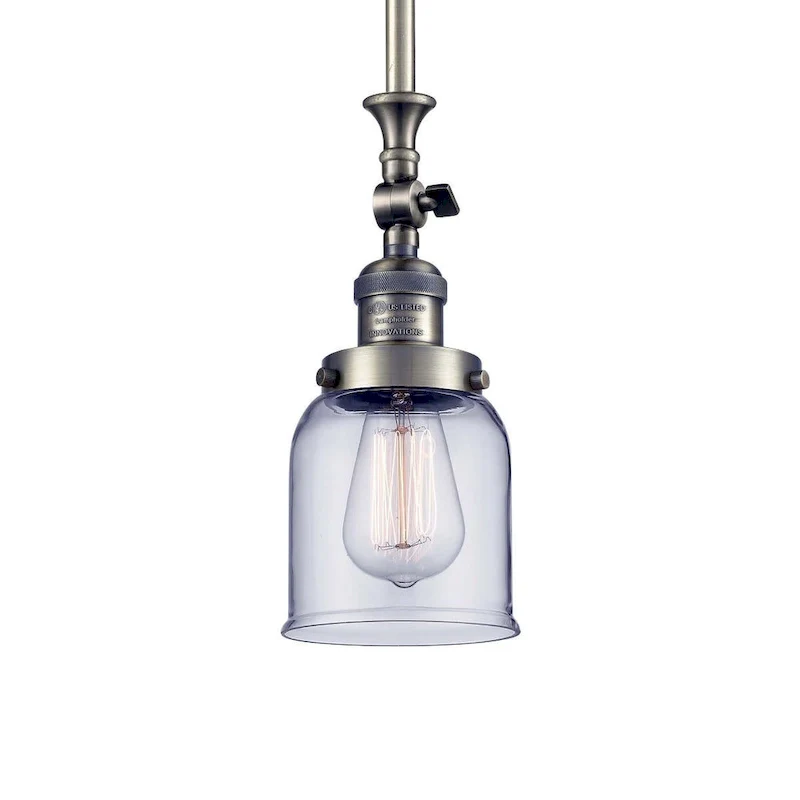 Innovations Lighting Small Bell 5  Wide Adjustable Mini Pendant