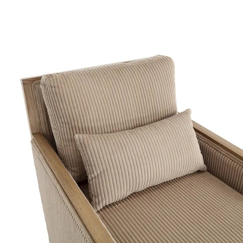 Camel Modern 26.8 Swivel Barrel Chair