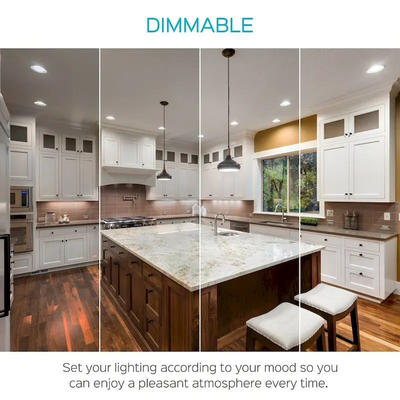 Luxrite BR40 LED Light Bulbs,14W= 85W Dimmable, 1100 Lumen, LED Flood Light Bulb, 14W, E26 Medium Base (12 Pack)