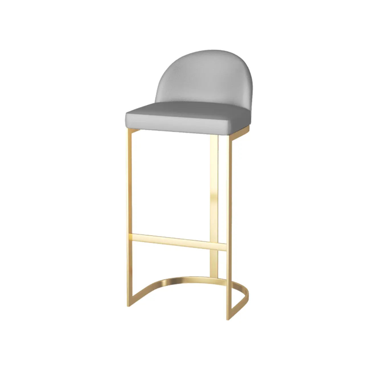 Rectangle White Marble Top Iron Base Dining Bar Table