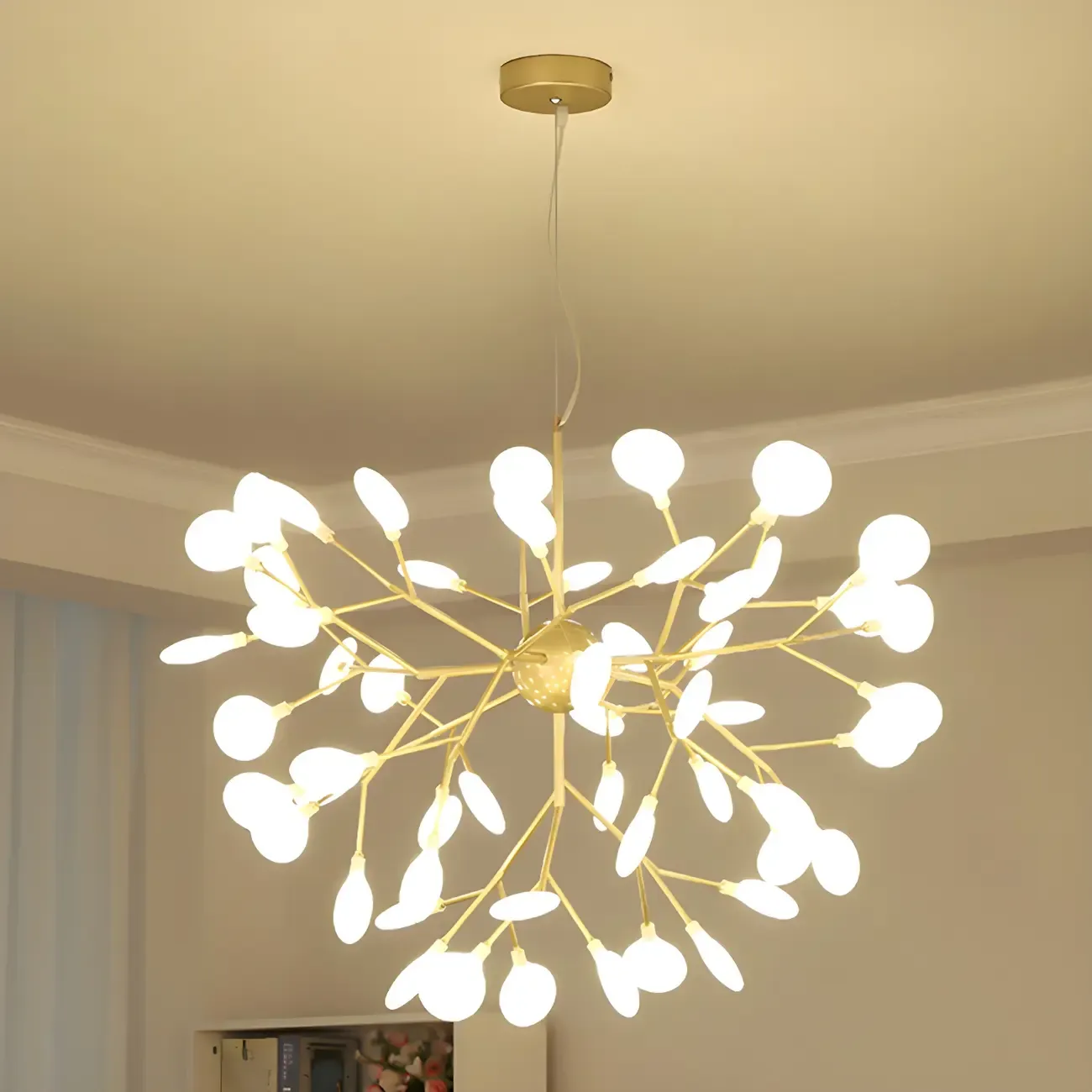 Geometric Modern Sputnik Starburst Chandelier