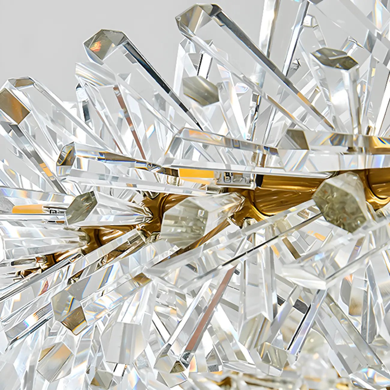 Modern Gold Crystal Garland Ambient Chandeliers