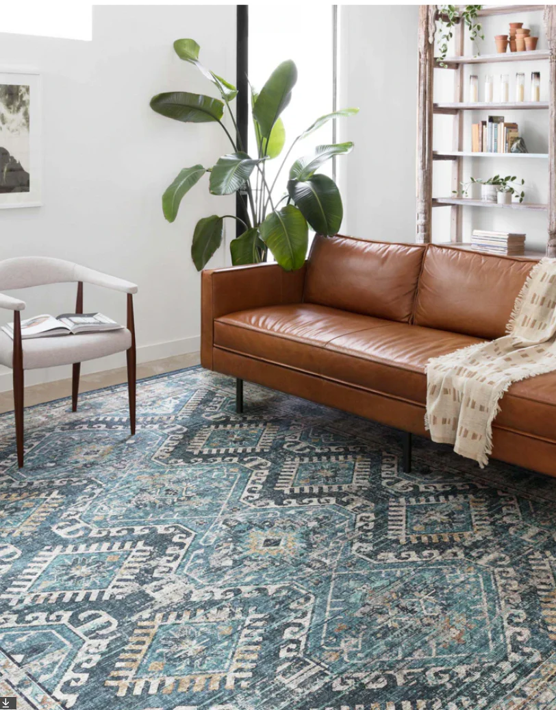 Skye Denim/Natural Rug