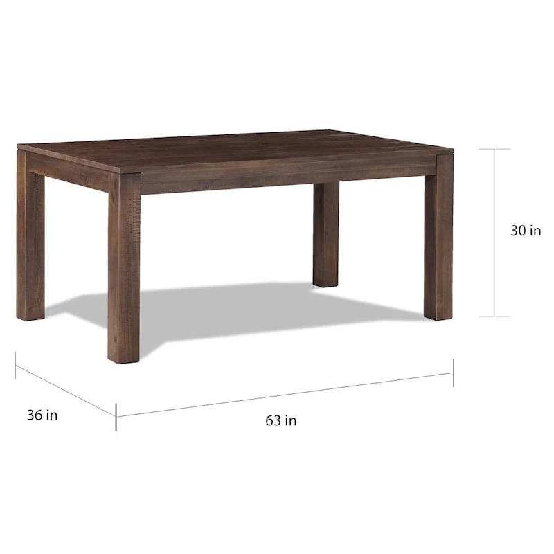 Grain Wood Furniture Solid Pine Montauk Dining Table