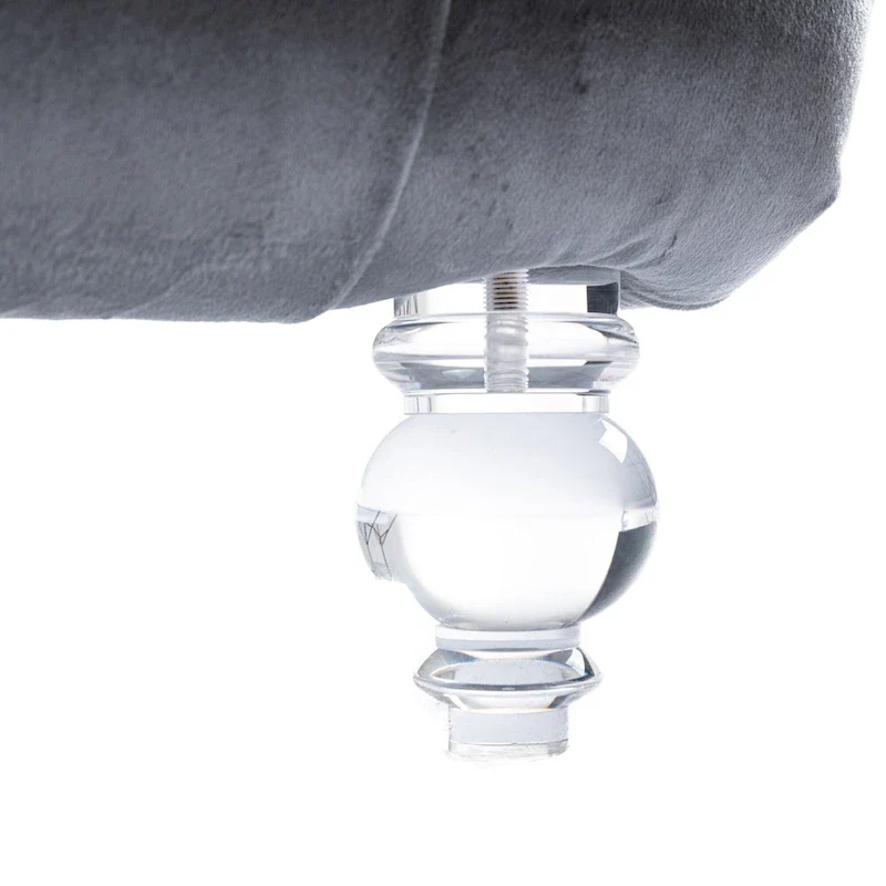 Velvet Tufted Chaise Lounge Accent Living Room Chair