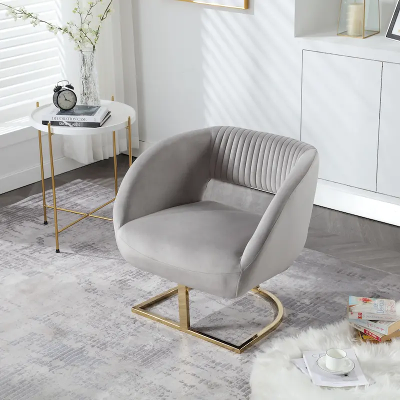 Upholstered Tufted Living Room Chair