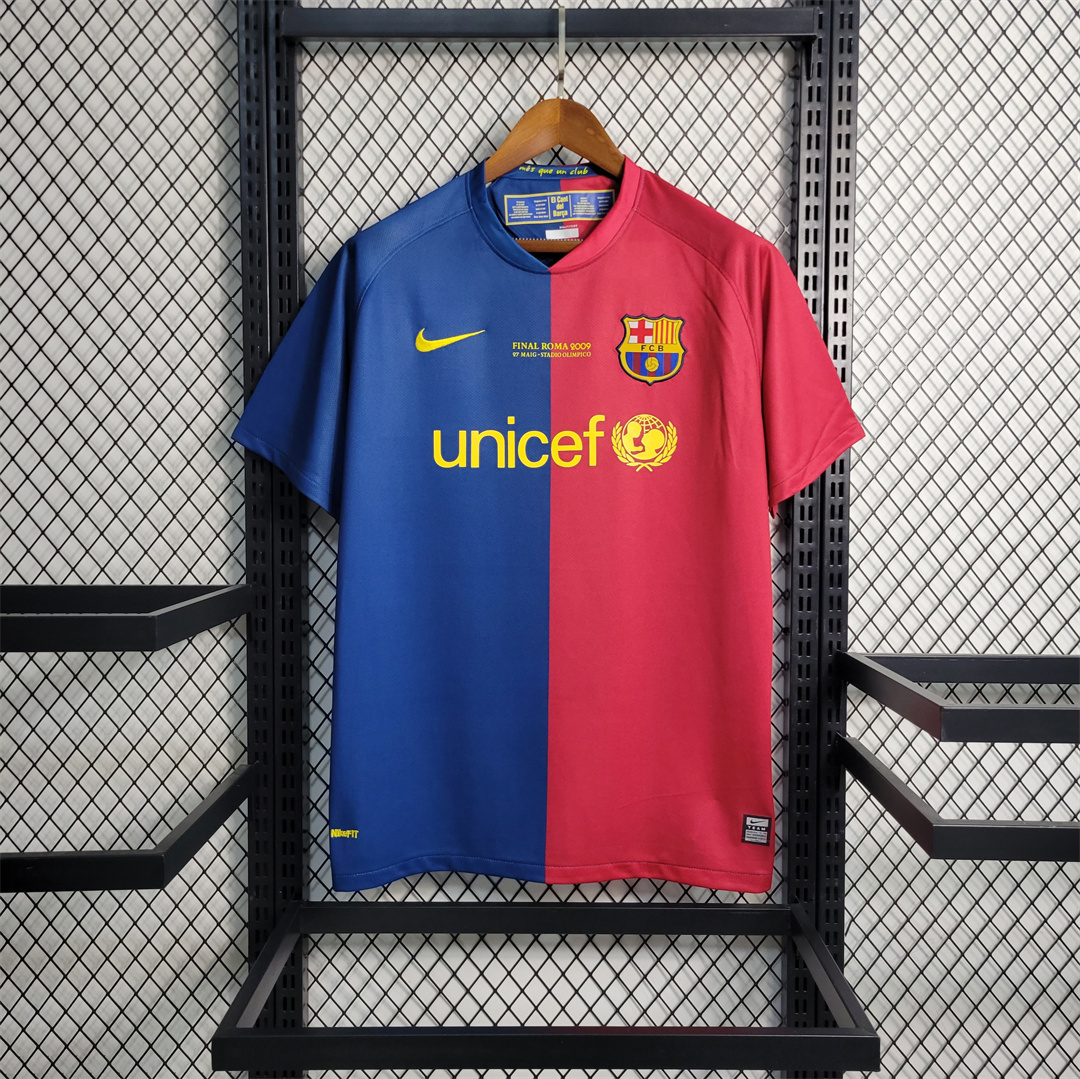 Maillot Retro FC Barcelone domicile 2008/09