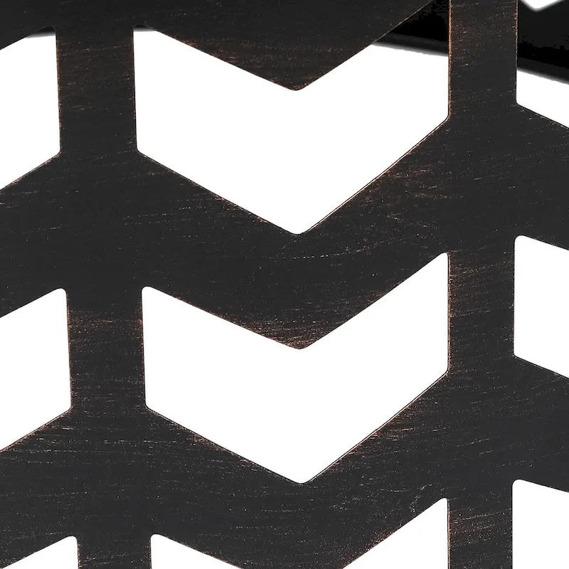 Adeco Set of 2 Round Nesting Side End Tables Set - Set of 2