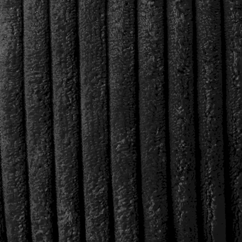 Sweet Home Collection 2 Piece Velvet Ribbed Non Slip Rocking Chair Cushion Sets