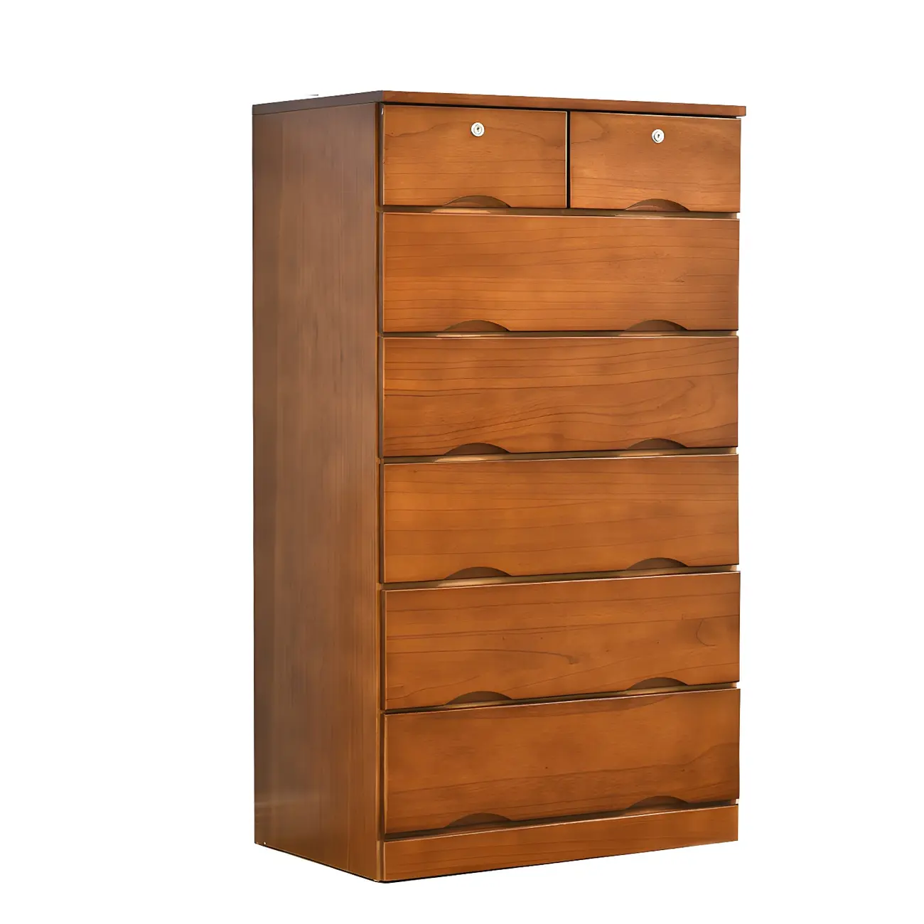 Stylish White Wooden Dressers with Soft Close Drawers