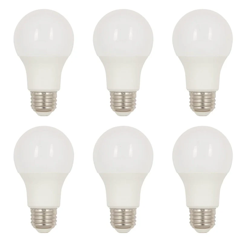 Westinghouse Lighting 5 Watt (40 Watt Equivalent) A19 Bright White LED Light Bulb, Medium Base, 6 Pack - 6-Pack