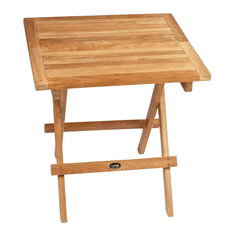 Teak Folding Side Table - Square 20 (50 cm)