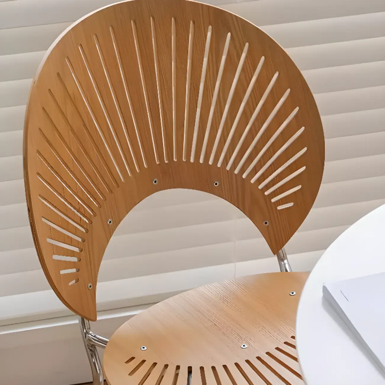Mid-Century Modern Ventilated Shell Chair