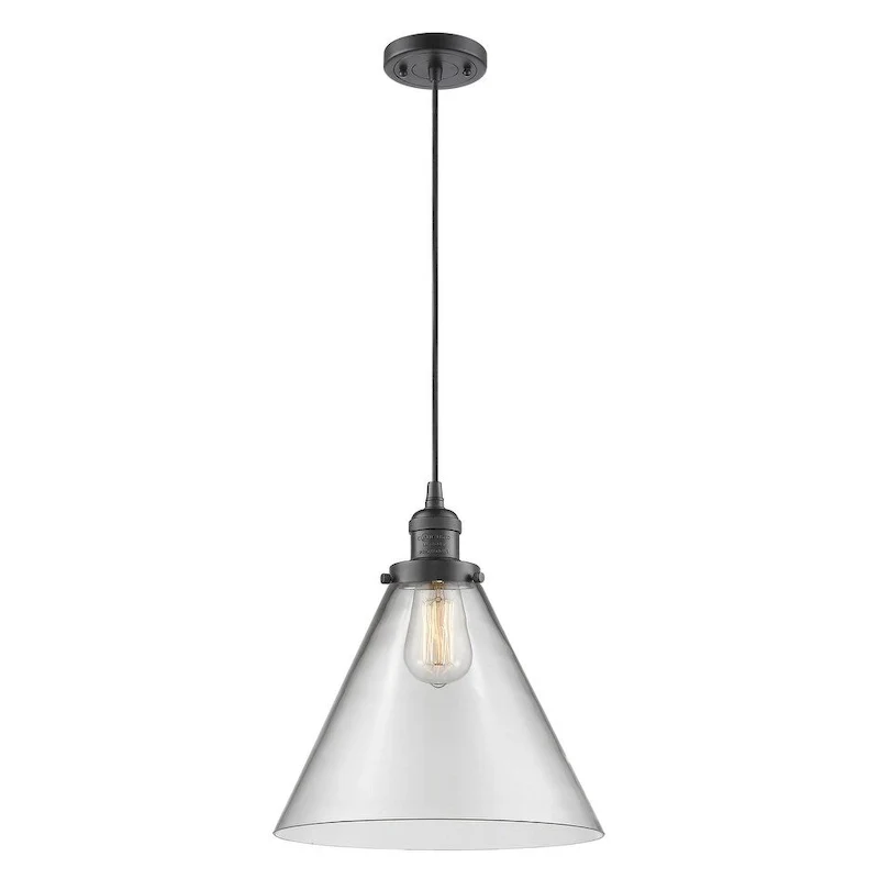 Innovations Lighting X-Large Cone Single Light 12  Wide Pendant
