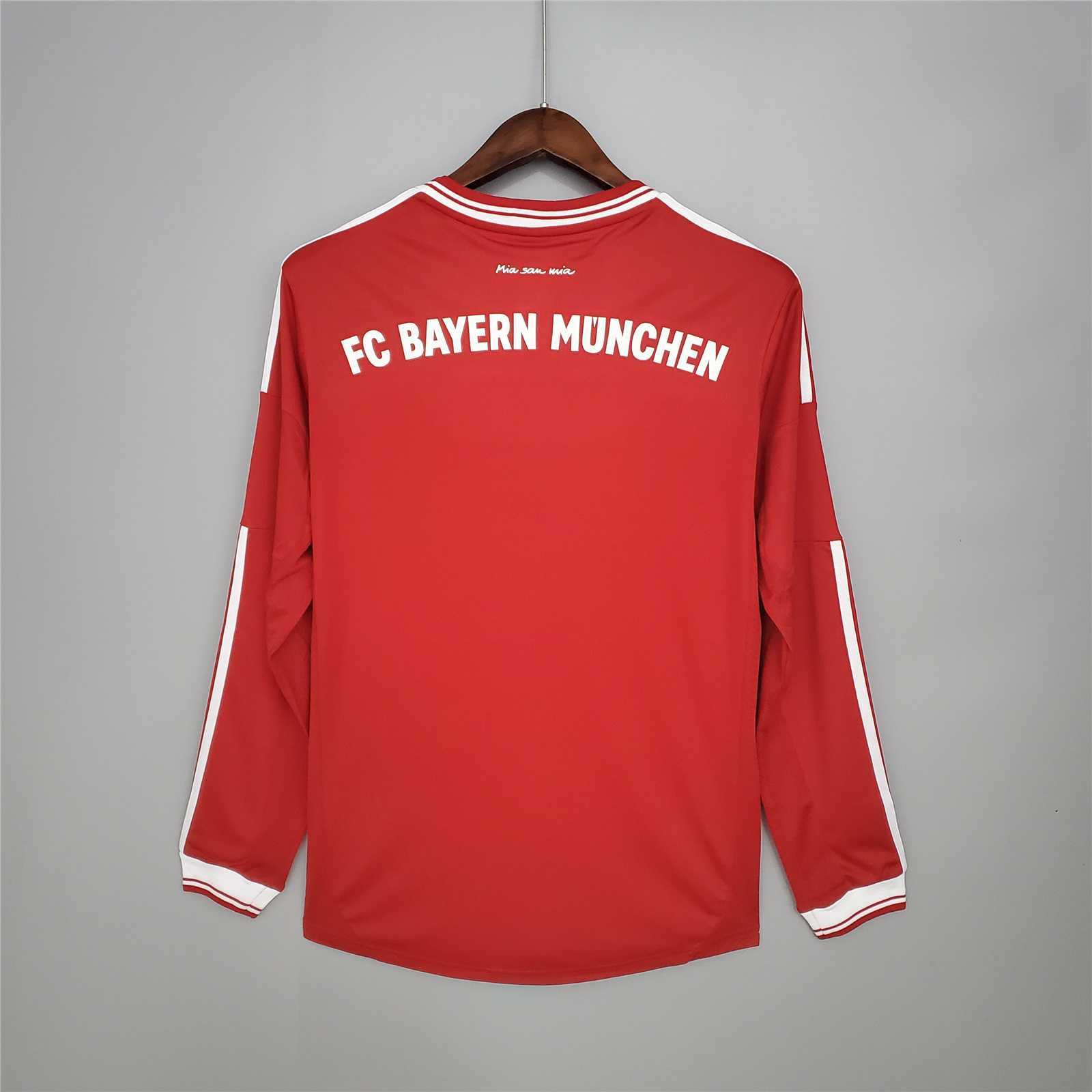 Maillot Retro Bayern Munich domicile manches longues 2013/14